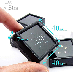 Набор посуды из пластмассы ювелирных изделий коробки&nbsp;OBOX-BC0001-03