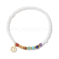 Браслеты с подвесками Chakra 304 из нержавеющей стали&nbsp;BJEW-JB13053