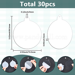 30шт прозрачные акриловые большие подвески&nbsp;MACR-SC0001-74