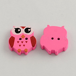 2 отверстия окрашенные деревянные кнопки X-BUTT-R030-33