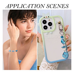 64 шт. прозрачные стеклянные бусины градиентного цвета&nbsp;GLAA-TA0003-48A