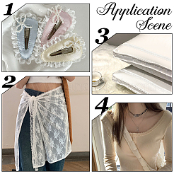 Эластичная кружевная отделка чинлона длиной 10 ярд.&nbsp;OCOR-CY0001-07C