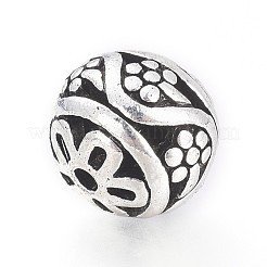 Наборы бусин «Гуру» из сплава в тибетском стиле с 3 отверстием&nbsp;PALLOY-TAC0009-36AS