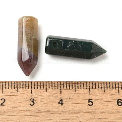 Натуральный индийский агат остроконечные подвески&nbsp;G-C158-05K