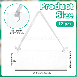 12 шт. акриловые таблички для резервирования стульев на свадьбу&nbsp;AJEW-GO0004-10