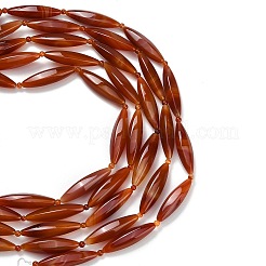 Натуральный красный агат бисер нитей&nbsp;G-B178-D01-02