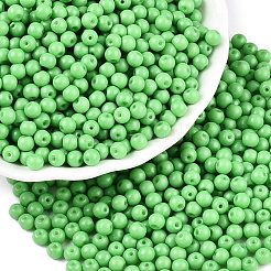 Непрозрачная выпечка окрашены стеклянные бусины&nbsp;DGLA-T004-03Q