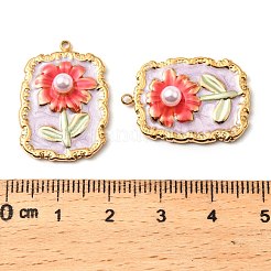 Подвески из нержавеющей стали 304 с эмалью&nbsp;STAS-Z145-11G-04