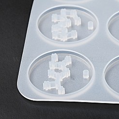 Двенадцать созвездий круглые подвески силиконовые Молды&nbsp;LS-DIY-G073-01