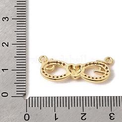 Латунные микропаве прозрачные подвески с фианитом&nbsp;KK-K419-05G