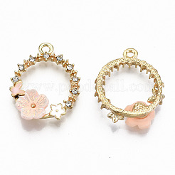 Подвески из эмали и сплава&nbsp;X-ENAM-S126-003A-RS