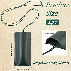 Сумки для хранения очков из искусственной кожи&nbsp;ABAG-WH20015-02B