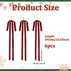 Полиэстеровые банты подвесные украшения&nbsp;FIND-ME0002-74B