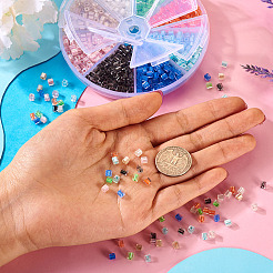 120 г 8-х цветных стеклянных бусин&nbsp;SEED-TA0001-18