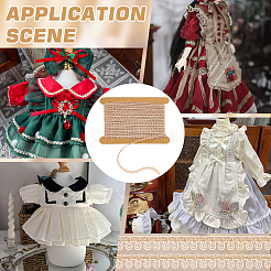 10 ярд полиэстеровой кружевной отделки пико&nbsp;SENE-WH0003-42A