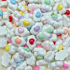 Мультяшные непрозрачные кабошоны из смолы&nbsp;RESI-C039-02F