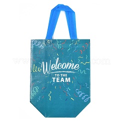 Печатные нетканые многоразовые складные подарочные пакеты для винных бутылок с ручкой&nbsp;LS-ABAG-C012-04B