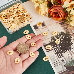 Овальные кнопки в тибетском стиле&nbsp;FIND-PH0023-03B