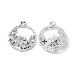 Сплава кристалла горный хрусталь подвески&nbsp;ALRI-K049-12P