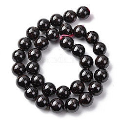 Гранат природный бисер нитей&nbsp;G-H343-D11-12mm