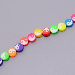 Бусины из полимерной глины ручной работы&nbsp;LS-CLAY-TAC0002-03B