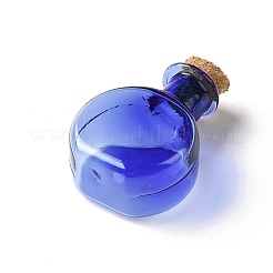 Плоские круглые миниатюрные стеклянные бутылки&nbsp;LS-GLAA-H019-05C