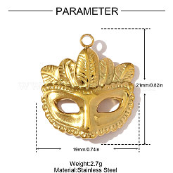 Подвески из нержавеющей стали 304&nbsp;STAS-OY006-20G