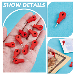 Кнопки из дерева в форме звезды&nbsp;LS-AJEW-WH0348-875