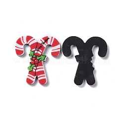 Акриловые кабошоны с принтом в рождественском стиле&nbsp;LS-MACR-O045-01F