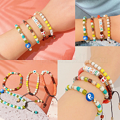 800шт 10 цвета стеклянные бусины&nbsp;GLAA-CJ0001-72