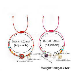 2 браслет с подвесками из латуни ко Дню матери&nbsp;ST5859-3