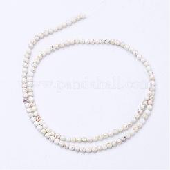 Бусы из натурального магнезита&nbsp;G-P286-10-3mm