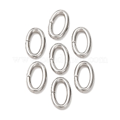 Устойчивые к потускнению открытые соединительные кольца из нержавеющей стали 304 овальные соединительные кольца&nbsp;X-STAS-Q186-03-8x5mm