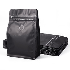 10 шт. БОПП и алюминизированный ПЭТ и полиэтиленовые пакеты для кофе с застежкой-молнией и клапаном&nbsp;ABAG-TA0001-93G