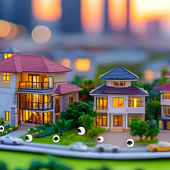 40 шт. 3 стиля овечьей смолы украшения для показа&nbsp;DJEW-DR0001-05