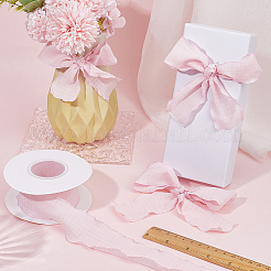 Лента из полиэстера с рюшами длиной 10 м для пришивания украшений&nbsp;OCOR-WH20007-02C