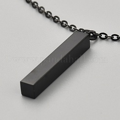 Ожерелье из железа с латунным покрытием&nbsp;NJEW-WH0026-03EB