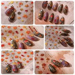 Наклейки для ногтей с рисунком кленового листа для домашних животных&nbsp;MRMJ-WH20816-001A