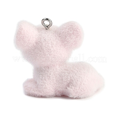 Подвески из флокированной смолы с животной тематикой&nbsp;LS-RESI-M051-01A