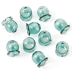 10 шт. стеклянные колпачки для изготовления колокольчиков&nbsp;GLAA-BY0001-05F