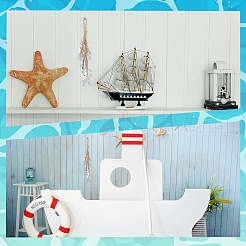 Подвесные украшения из мдф в форме рыб&nbsp;HJEW-WH20003-28