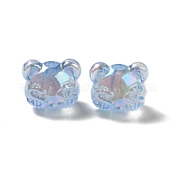 УФ-покрытие радужными переливающимися акриловыми бусинами&nbsp;PACR-M002-03C