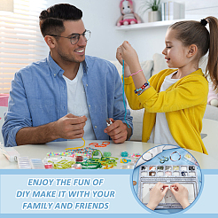 Доска для дизайна из фетровых бусин&nbsp;LS-DIY-WH0419-98A-01