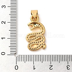 Латунные микро проложить кубического циркония подвески&nbsp;KK-M099-10G-A