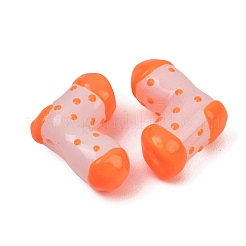 Стеклянные эмалевые бусины ручной работы&nbsp;GLAA-K070-04G