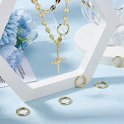 6 шт. латунные пружинные кольца-затворы&nbsp;KK-SC0006-10