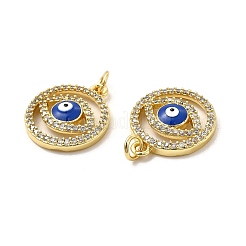 Латунные микро проложить кубического циркония подвески&nbsp;KK-E068-VB282-1