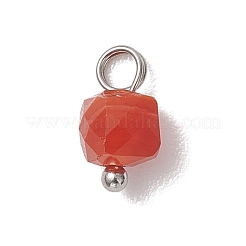 6 шт. 6-цветные подвески-кубы из натурального кварца&nbsp;PALLOY-JF04798-01