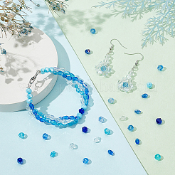 750шт 15 стиля прозрачные стеклянные бусины&nbsp;EGLA-PH0001-45