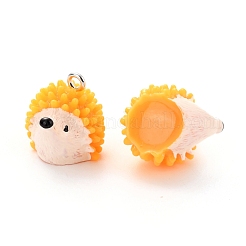 Подвески из непрозрачной смолы на осеннюю тематику&nbsp;RESI-I038-02P